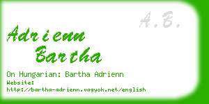 adrienn bartha business card